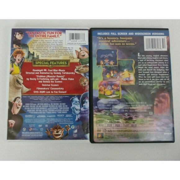 Lot of 8 Disney Animated Movie DVD's Hotel Transylvania, Sea Level, Hop, + More - Picture 9 of 9